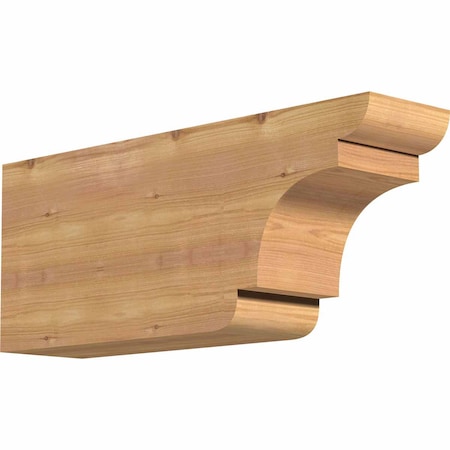 Ekena Millwork New Brighton Smooth Rafter Tail, Western Red Cedar, 5 1/2"W x 10"H x 24"L RFT06X10X24NEB00SWR